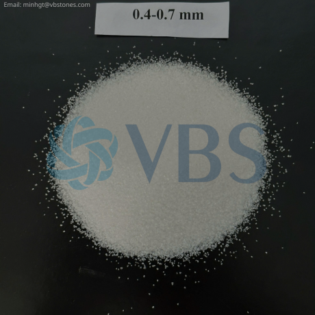 Bột đá thạch anh kích thước 0.4 - 0.7 mm